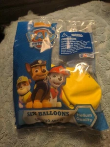 Paquete de globos Nickelodeon Paw Patrol nuevos suministros para fiestas de cumpleaños - Imagen 1 de 3