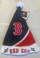 Boston Red Sox Team Logo Holiday Plush Santa Hat NEW! NWT Christmas SW10