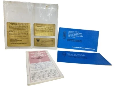 1971 Oldsmobile Delta 88 и Royal оригинальный владельцев ручной пакет 4 изделия комплект - Изображение 1 из 4