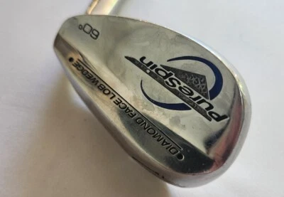 Purespin Diamond Face Lob Wedge LW 60* Wedge Steel Mens RH - Image 1 of 4