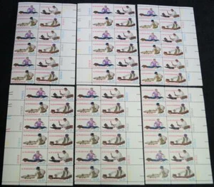 6 BLOCKS (72) 13 CENT U.S. POSTAGE STAMPS 1977 SKILLED HANDS SERIES INDEPENDENCE - Picture 1 of 1