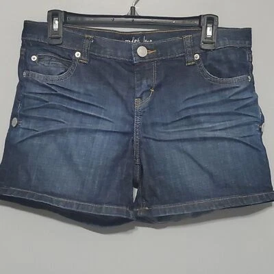 Londonjean Shorts Womens Size 6 Blue Denim Jean Shorts Distressed - Image 1 of 4