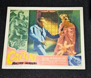 Caltiki, the Immortal Monster 11"x14" Lobby Card #4 Jon Merivale Horror - Picture 1 of 4