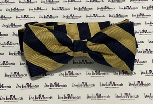 Rare Brooks Brothers Navy & Yellow “Red Fleece” Bow Tie Silk (New-Minor Flaws) - Picture 1 of 4