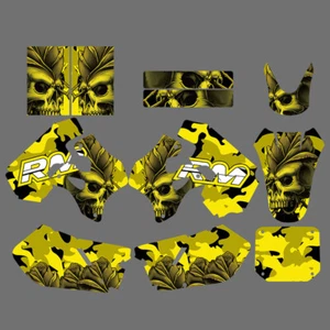 Team Graphics Background Decals For Suzuki RM 125 250 RM125 RM250 1996 1997 1998 - Picture 1 of 5
