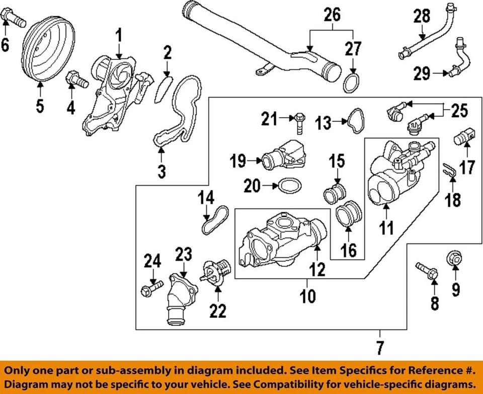 KIA OEM 11-18 Cadenza Cooling Radiator Components-Temp Sensor 392203C010 Foto 1 de 1