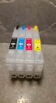 EMPTY REFILLABLE CARTRIDGES FOR EPSON WF2830 WF2850 XP4100 XP4105 212X - Image 1 of 2