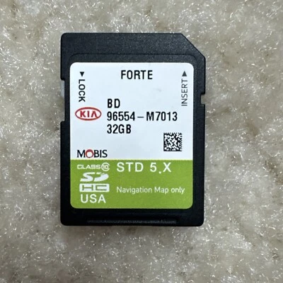 Kia Forte Navigation SD Memory Card BD 96554 M7013 - Image 1 of 2