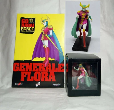 🔝🔥35 Generale FLORA🔥GO NAGAI Robot Collection ANIME Jeeg Acciaio Gazzetta  - Immagine 1 di 4