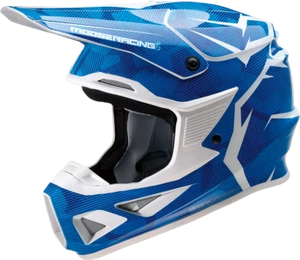 Moose Racing 2XL Blue/White F.I. Agroid Camo MIPS Helmet - Picture 1 of 1