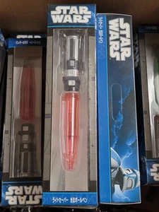 Lightsaber Glowing Ballpoint Pen Red (2010) Brand New Factory Boxed JPN Import - Picture 1 of 6