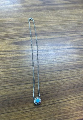 |David Yurman| Collar Chatelaine Turquesa Plata de Ley 18K  Foto 1 de 2