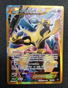 Pokemon TCG Alakazam EX Secret Rare Full Art Holo XY Fates Collide NM 125/124 - Picture 1 of 22