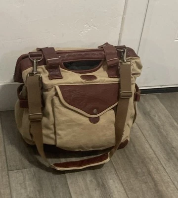 Bolso de Lona Buffalo Jackson Trading Viaje Lona/Cuero Gran Tamaño con Correa Foto 1 de 4