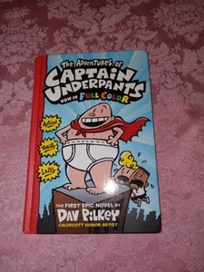 St) Hard Cover The Adventures Of Captain Underpants. In full color Dav Pilkey - Picture 1 of 15
