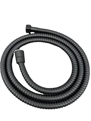Matte Black 60-Inch Kink-Free Stainless Steel Shower Hose with Brass Insert {PP} - Image 1 of 3