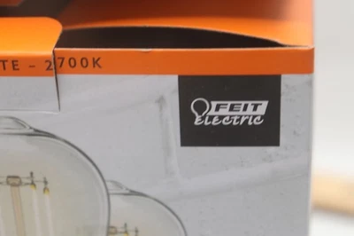 (4-Pk) Feit Electric Edison Style Antique Filament LED Light ST19100CL/927CA/4  - Image 1 of 4
