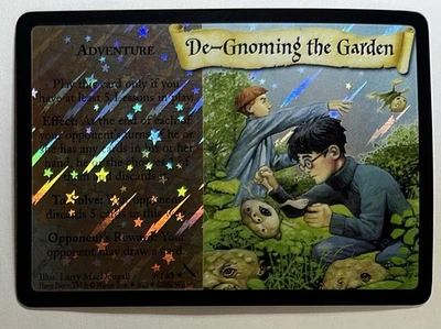 Harry Potter TCG De-Gnoming the Garden Foil Holo 9/140 Chamber Secrets Unplayed - Image 1 of 2