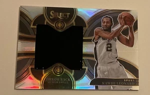 2023-24 Panini Select Kawhi Leonard Throwback Silver Game Used Patch! - Picture 1 of 2