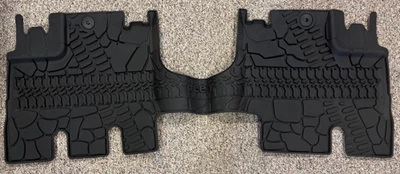 Alfombrilla de goma aguanieve Mopar 14-17 Jeep Wrangler JK 4 puertas OEM 82213860 Foto 1 de 2