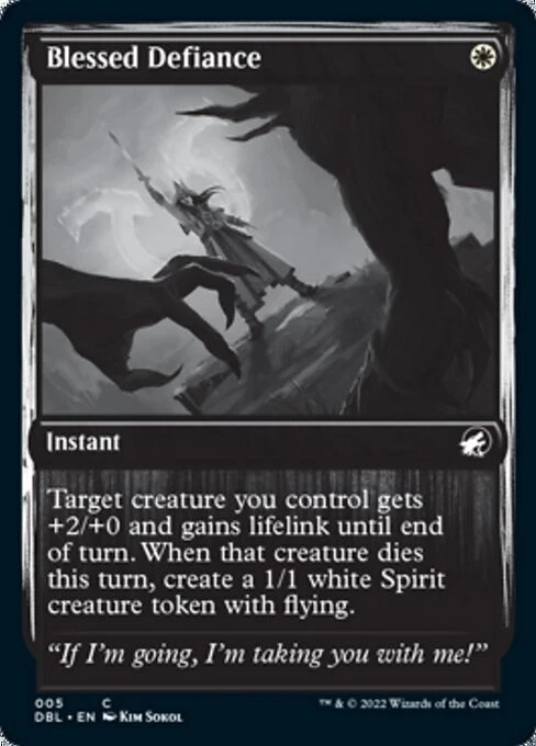 MTG Blessed Defiance English DBL - Image 1 of 1