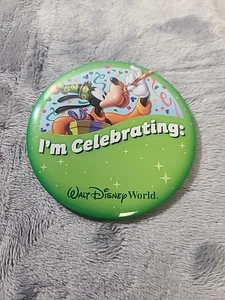 Walt Disney World Button Disney's I'm Celebrating 3" 2025  - Picture 1 of 6