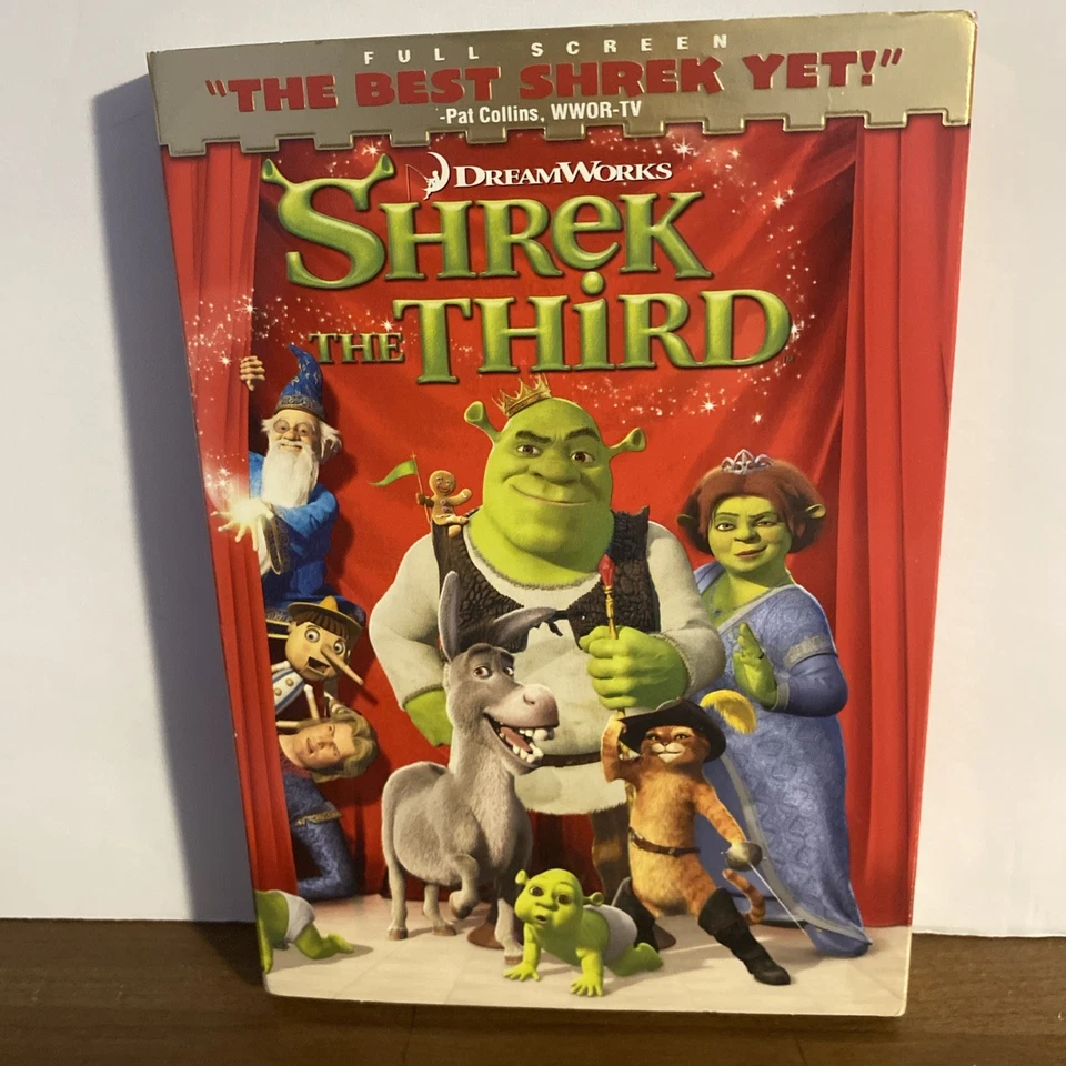 Shrek the Third (DVD, 2007, Full Screen Version - Checkpoint) - Image 1 of 4