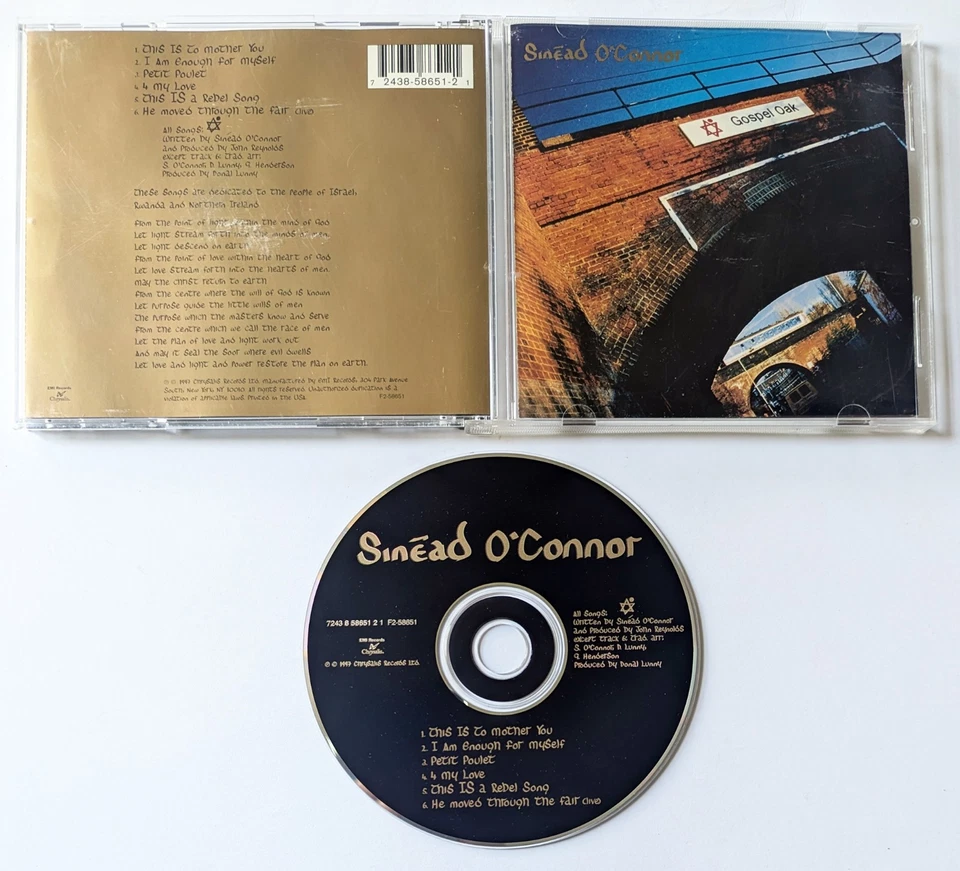 SINEAD O'CONNOR Gospel Oak EP CD 1997 Chrysalis Records 6-Tracks OOP - Image 1 of 1