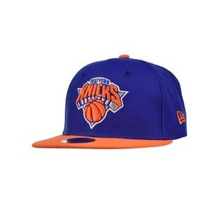 New Era New York Knicks 9Fifty Adjustable Kids' Hat Blue-Orange - Picture 1 of 5