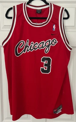 Camiseta cosida vintage del equipo Nike Tyson Chandler #3 Chicago Bulls NBA para hombre L +2 Foto 1 de 4