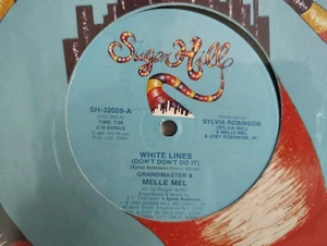 GRANDMASTER & MELLE MEL - "WHITE LINES" (DON'T DON'T DO IT) SUGAR HILL 1983 - Imagen 1 de 3