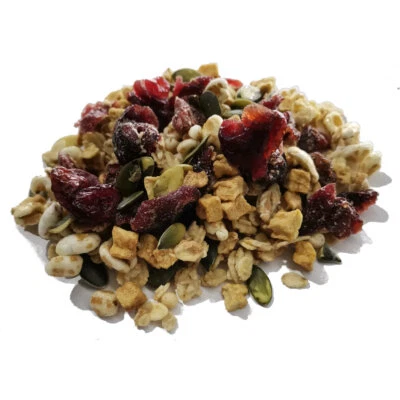 (13,17 EUR/kg) Crunchy Dinkel Bio Müsli 600g mit Cranberries & Kürbiskernen - Bild 1 von 4