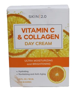 Crema de día facial Skin 2.0 vitamina C y colágeno crema diaria iluminadora de día 1.69 oz - Imagen 1 de 3
