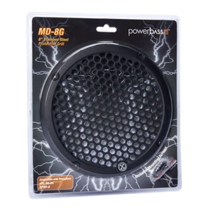 Powerbass MD-8G 8" Black Speaker Grill Steel Ring for 4XL-80-94 XPRO-8 & 8CX - Picture 1 of 1