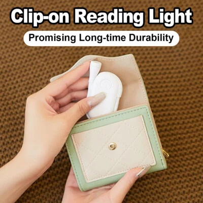 3 Farbe Mini Led Buch Licht Usb Wiederaufladbar 5v Lesen Lampe Arbeiten 3 Colors - Bild 1 von 4