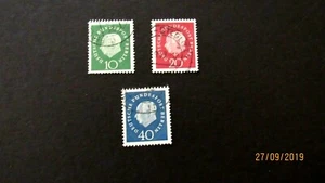 Germany (Berlin) #9N166, 167 & 168, Used/Fine, President Heuss   1959 - Picture 1 of 1