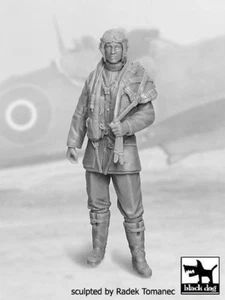 Black Dog 1/32 British RAF Fighter Pilot #1 1940-1945 WWII Standing F32028 - Picture 1 of 1