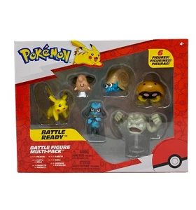 Pokemon Battle Ready 6 Figure Multi-Pack Pikachu Geodude & More - New SEALED - Picture 1 of 8