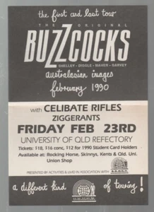 BUZZCOCKS Rare 1979 UK Only 7" OOP P/C Single + Aust Gig Handbill "Harmony" - Picture 1 of 2