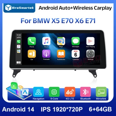 12.3" Android 14 Autoradio Für BMW X1 E84 2009-2015 CarPlay 64GB GPS Navi iDrive - Bild 1 von 4