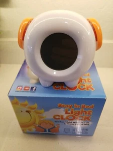 Stay-In-Bed Light Clock, Kids Alarm Clock,Double Bell Alarm Clock With Snooze - Picture 1 of 4