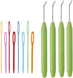 4 Sets Knitting Loom Hooks, Crochet Hook Set with 8 Pieces Needles for Knifty - Picture 1 of 12