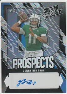 GERRY BOHANON 2024 HEROES AND PROSPECTS AUTO 12/49 SOUTH FLORIDA BULLS + 3 CARDS - Picture 1 of 4
