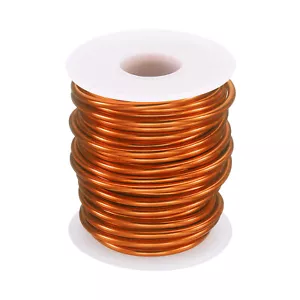 Rollo de alambre de entrenamiento de aluminio anodizado Bonsai de 3 mm 33 pies naranja rojizo - Imagen 1 de 7