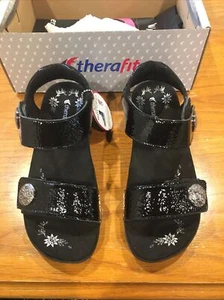 Therafit Damen Sandalen Melody Schwarz Größe 6 1013 - Bild 1 von 12