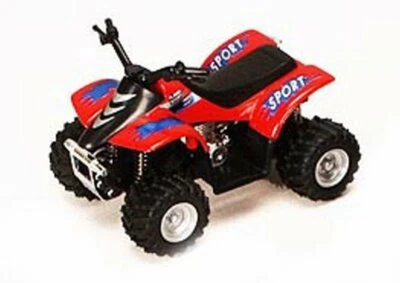 Smart ATV, Red - Kinsmart 3506D - 3.5" Diecast Model Toy Car - Image 1 of 2