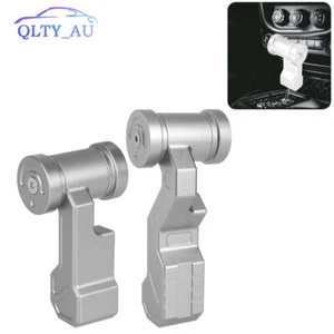 2Pcs Gear Shift Lever Knob Cover Kit Silver For 2011-2018 Jeep Wrangler JK JKU - Picture 1 of 8