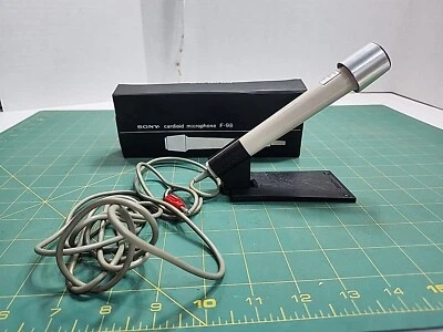 Vintage SONY CARDIOID MICROPHONE F-98 with CASE - Image 1 of 4