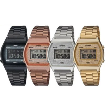 CASIO B640WDG-7EF B640WGG-9EF B640WCG-5EF B640WBG-1BEF Vintage Con Glitter Edgy  - Immagine 1 di 4