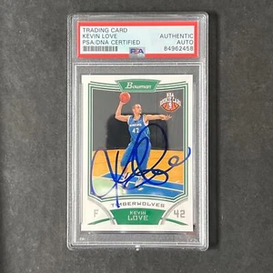 2008-09 Bowman Chrome #115 Kevin Love Signed Card AUTO PSA Slabbed RC Timberwolv - Picture 1 of 2
